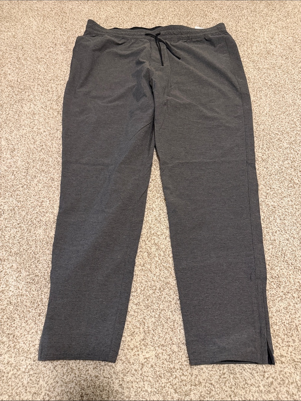 Abercrombie & Fitch Men's Dark Gray Drawstring Joggers